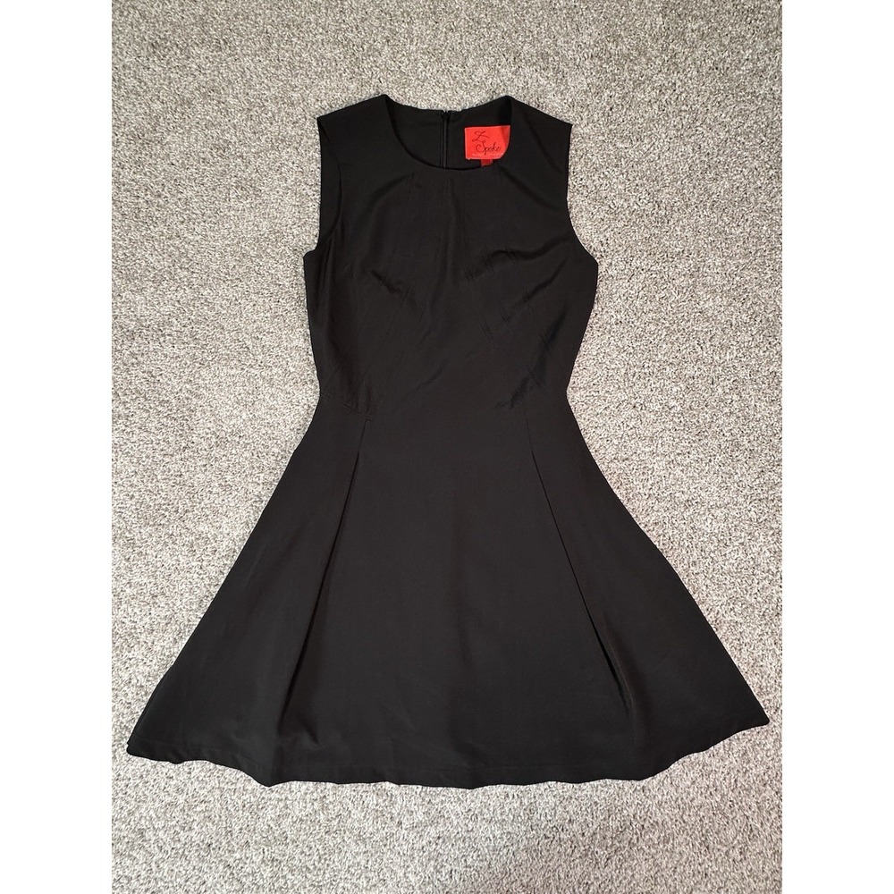 Z Spoke Zac Posen Black A-Line‎ Dress Flared Skirt Size 2 LBD  In EUC!